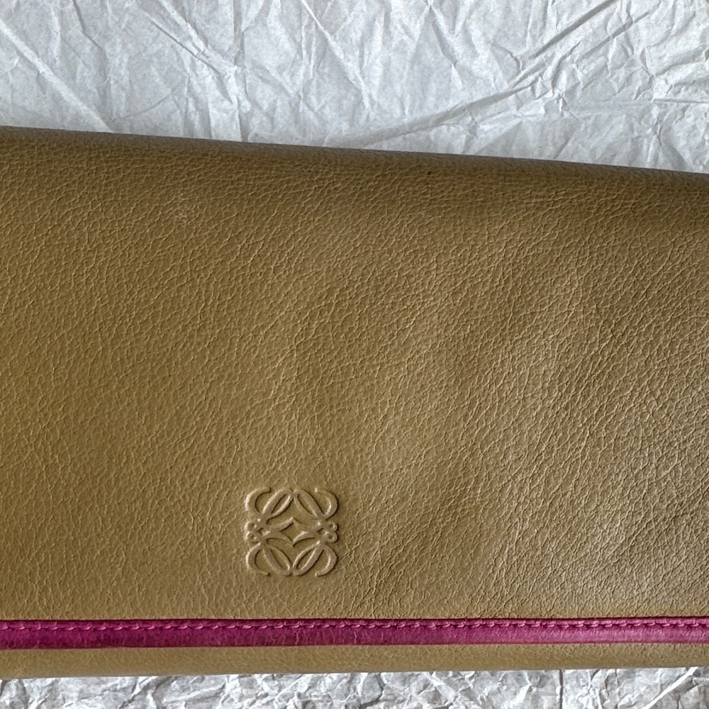 Loewe Tan and Pink Women's Wallet - Picture 7 of 16